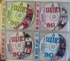 CD  Sammlung THE SIXTIES / Total 10 CD`s
